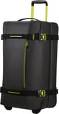 Hovedminiatyrbilde av Coated Black/Lime American Tourister Urban Track RPET 84 L Duffelbag med Hjul