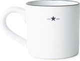Hovedminiatyrbilde av White/Dark Blue (LX) Lexington Stoneware Mug Keramisk Kopp