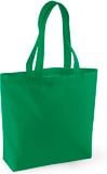 Hovedminiatyrbilde av Kelly green Westford Mill 170 g/m2 Økologisk Bomull 16L Shoppingbag
