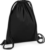 Hovedminiatyrbilde av Black Westford Mill Premium 200 g/m2 Økologisk Bomull 12L Gympose