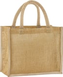 Hovedminiatyrbilde av Natural Westford Mill Natural Starched Midi Tote Jute 14L Handlenett