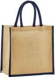 Hovedminiatyrbilde av Natural/Navy Westford Mill Natural Starched Jute 6L Gavenett