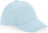 Hovedminiatyrbilde av Powder Blue Beechfield Junior Organic Cotton 5 Panel Cap