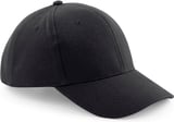 Hovedminiatyrbilde av Black Beechfield Pro-Style Heavy Brushed Cotton Cap