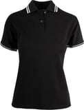 Hovedminiatyrbilde av Sort/Hvit You Napoli Poloskjorte Dame