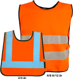 Hovedminiatyrbilde av Safety Orange You Gøteborg Refleksvest Voksen og Barn