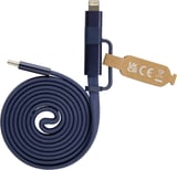 Hovedminiatyrbilde av Blå XD Xclusive Arc RCS resirkulert ultratynn 60W 2-i-1 magnetisk kabel