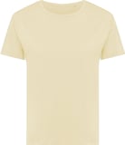 Hovedminiatyrbilde av Cream yellow iqoniq Yala Resirkulert Bomull T-skjorte Dame
