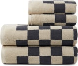 Hovedminiatyrbilde av Grå Vinga Elba OCS Økologisk Bomull 4 Deler Håndklesett