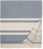 Hovedminiatyrbilde av Marinblå Vinga Tolo Hamam 580 g/m2 80x180 cm Frottéhåndkle Håndkle