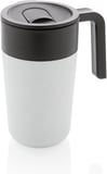 Hovedminiatyrbilde av Hvit XD Collection 480 ml GRS Resirkulert PP og Stål Termokopp med Håndtak