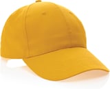 Hovedminiatyrbilde av Gul XD Collection Impact 190 g/m2 Resirkulert Bomull 6-panels Caps