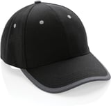 Hovedminiatyrbilde av Svart XD Collection Impact AWARE 280 g/m2 Resirkulert Bomull Kontrast 6-Panels Caps