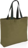 Hovedminiatyrbilde av Grønn XD Collection Impact Aware 240 g/m2 Ufarget Resirkulert Bomullscanvas 27L Shoppingbag