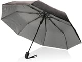 Hovedminiatyrbilde av Sølvfarget XD Collection Impact AWARE RPET 190T 21" Tofarget Mini Automatisk Sammenleggbar Paraply