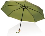 Hovedminiatyrbilde av Grønn XD Collection Impact AWARE RPET 190T Bambus 20,5" Mini Sammenleggbar Paraply