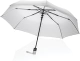Hovedminiatyrbilde av Hvit XD Collection Impact AWARE RPET 190T 21" Mini Automatisk Sammenleggbar Paraply