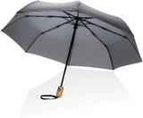 Hovedminiatyrbilde av Steinkull XD Collection Impact AWARE 190T RPET 21" Bambus Automatisk Sammenleggbar Paraply