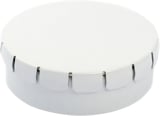 Hovedminiatyrbilde av Hvit Clic Clac tin by Areka Drops med Sitron- og Mintsmak