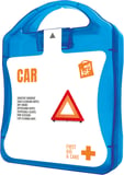 Hovedminiatyrbilde av Transparent blå MyKit Førstehjelpssett Bil