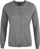 Hovedminiatyrbilde av Grey Melange Nimbus Brighton Bomull og Nylon  Strikket Cardigan Dame