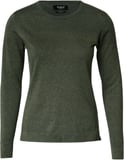 Hovedminiatyrbilde av Olive Melange Nimbus Brighton Bomull og Nylon O-Neck  Strikkegenser Dame