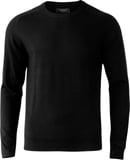 Hovedminiatyrbilde av Black Nimbus Brighton Bomull og Nylon O-Neck  Strikkegenser