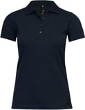 Hovedminiatyrbilde av Dark Navy Nimbus Harvard Classic Elastisk Poloskjorte Dame