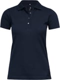Hovedminiatyrbilde av Navy Nimbus Harvard Classic Elastisk Poloskjorte Dame