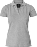 Hovedminiatyrbilde av Grey Melange Nimbus Harvard V-Neck  Poloskjorte Dame