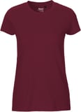 Hovedminiatyrbilde av Bordeaux Neutral Fitted T-skjorte Dame