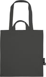 Hovedminiatyrbilde av Charcoal Neutral Twill bomullspose med doble håndtak
