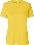 Hovedminiatyrbilde av Gul Neutral Resirkulert Performance T-skjorte Dame
