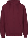 Hovedminiatyrbilde av Bordeaux Neutral Tiger Cotton Unisex Tiger Cotton Hoodie w. Zip