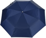 Miniatyrbilde 1 av Marineblå Sammenleggbar Automatisk Paraply med Refleks og Nødhammer