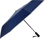 Miniatyrbilde 4 av Marineblå Sammenleggbar Automatisk Paraply med Refleks og Nødhammer