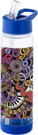 Miniatyrbilde 3 av Transparent/Blå Tutti frutti 740 ml Tritan Sportsflaske med Infuser