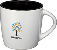 Miniatyrbilde 3 av Hvit/Kongeblå Aztec 340 ml Keramisk Kopp