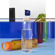 Miniatyrbilde 5 av Blå/Transparent Sky Tritan Transparent Drikkeflaske