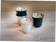 Miniatyrbilde 6 av Solid svart Duo 80 ml RCS Rustfritt Stål Espressokoppsett