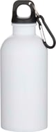 Miniatyrbilde 1 av Hvit Oregon 400 ml Resirkulert Stål Drikkeflaske for Sublimasjon med Karabinkrok