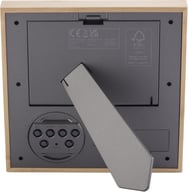 Miniatyrbilde 1 av Naturhvit Sasa Bambus Fotoramme med Termometer