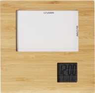 Miniatyrbilde 2 av Naturhvit Sasa Bambus Fotoramme med Termometer