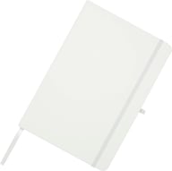 Miniatyrbilde 5 av Hvit Teak A5 Resirkulert Notatbok med Hardt Omslag