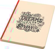 Miniatyrbilde 5 av Havblå Liliana A5 RPET Linjert Notatbok med Mykt Omslag