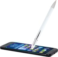 Miniatyrbilde 4 av Hvit Kish Resirkulert Aluminium Touch/Stylus Sort Blekk Kulepenn