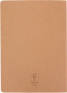 Miniatyrbilde 2 av Naturhvit Slyk A5 Kraftpapir Notatbok