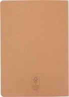 Miniatyrbilde 2 av Naturhvit Slyk A5 Kraftpapir Notatbok