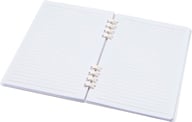 Miniatyrbilde 4 av Hvit Fil A5 spiralhefte med hardt omslag av resirkulert RCS