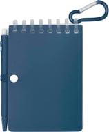 Miniatyrbilde 2 av Havblå Lig Mini resirkulert sett med utendørs notatblokk med mykt omslag og kulepenn (svart blekk)
